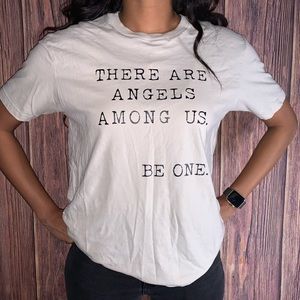 Next Level Apparel “There are Angels Among Us” tee